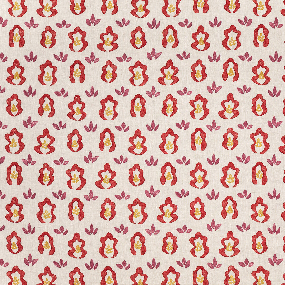 BFC-3708-910 SPRINGFIELD RED LEE JOFA Fabrics Drapery Upholstery