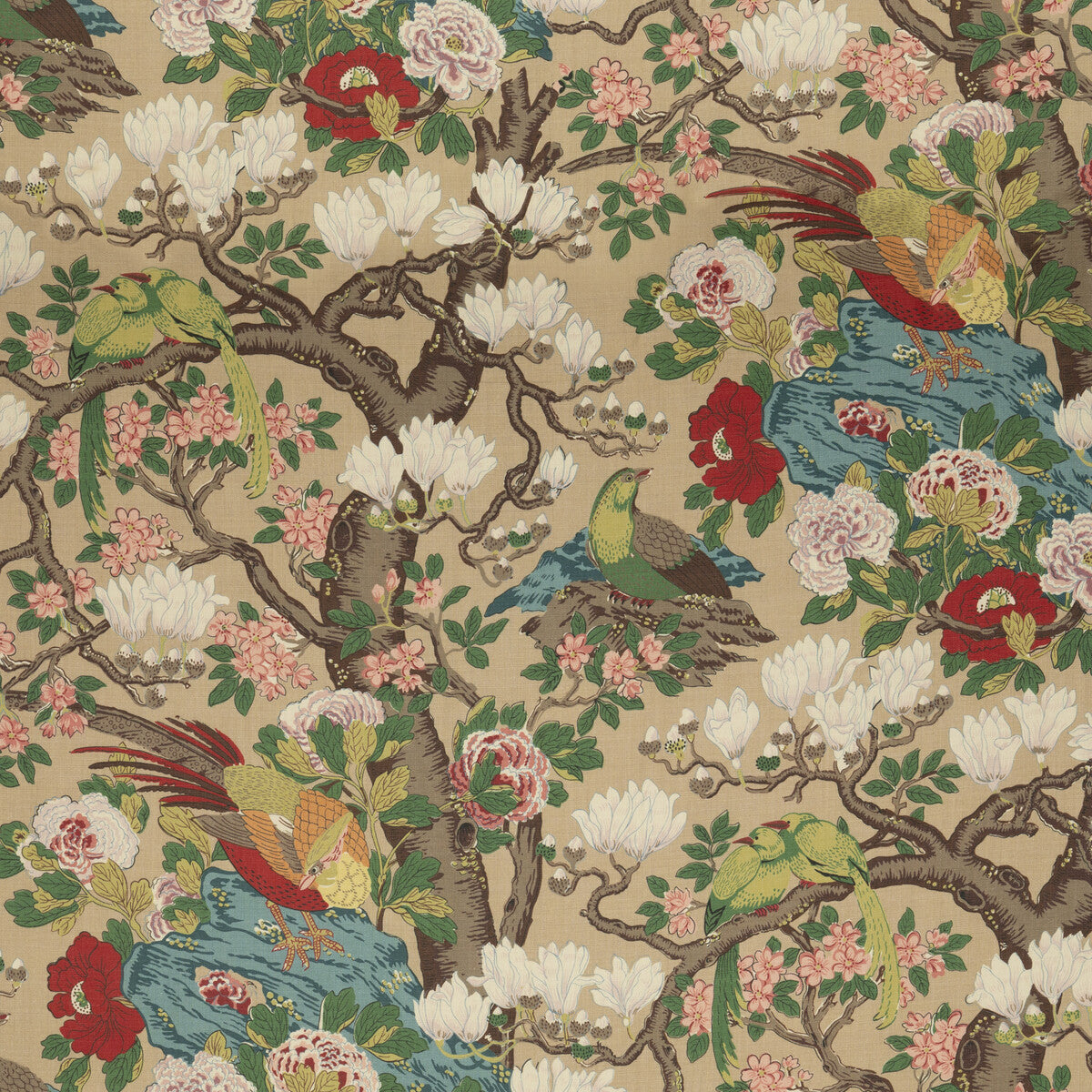 BP10773-5 ROCKBIRD SIGNATURE MULTI G P & J BAKER Fabrics Drapery Upholstery