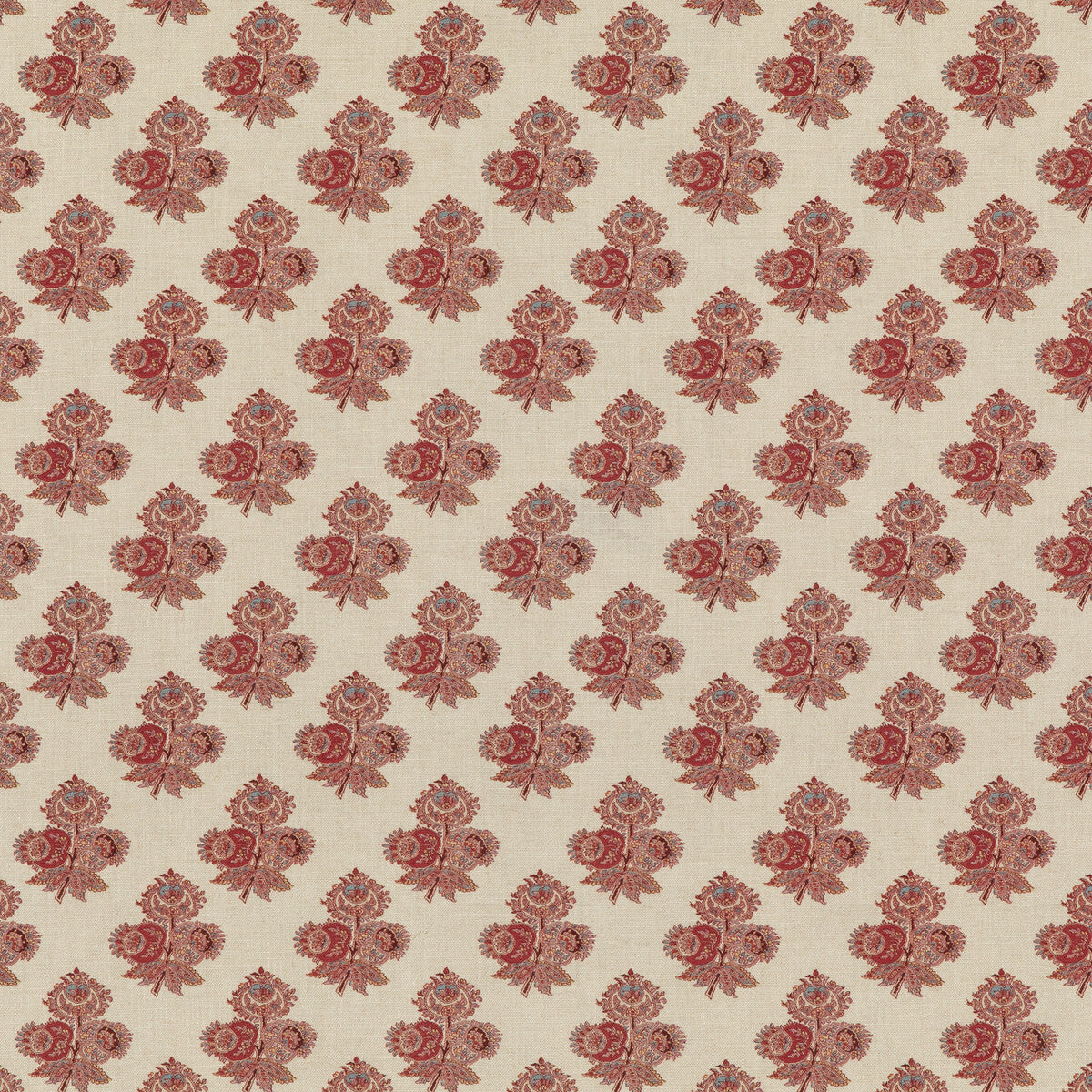 BP10823-1 POPPY PAISLEY RED G P & J BAKER Fabrics Drapery Upholstery