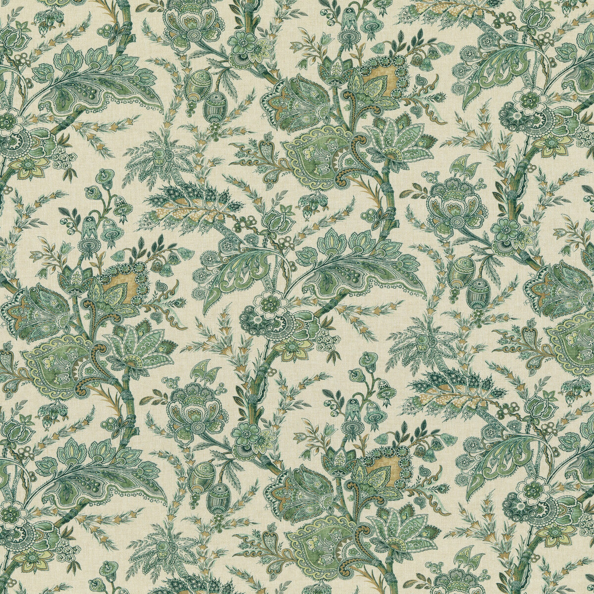 BP10830-3 JEWEL INDIENNE EMERALD G P & J BAKER Fabrics Drapery Upholstery