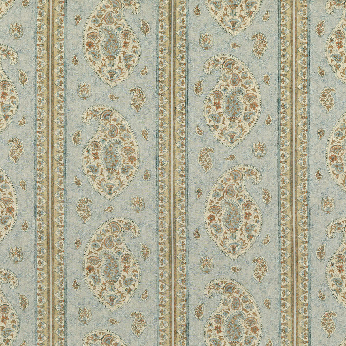 BP10831-4 COROMANDEL BLUE/SAND G P & J BAKER DRAPERY