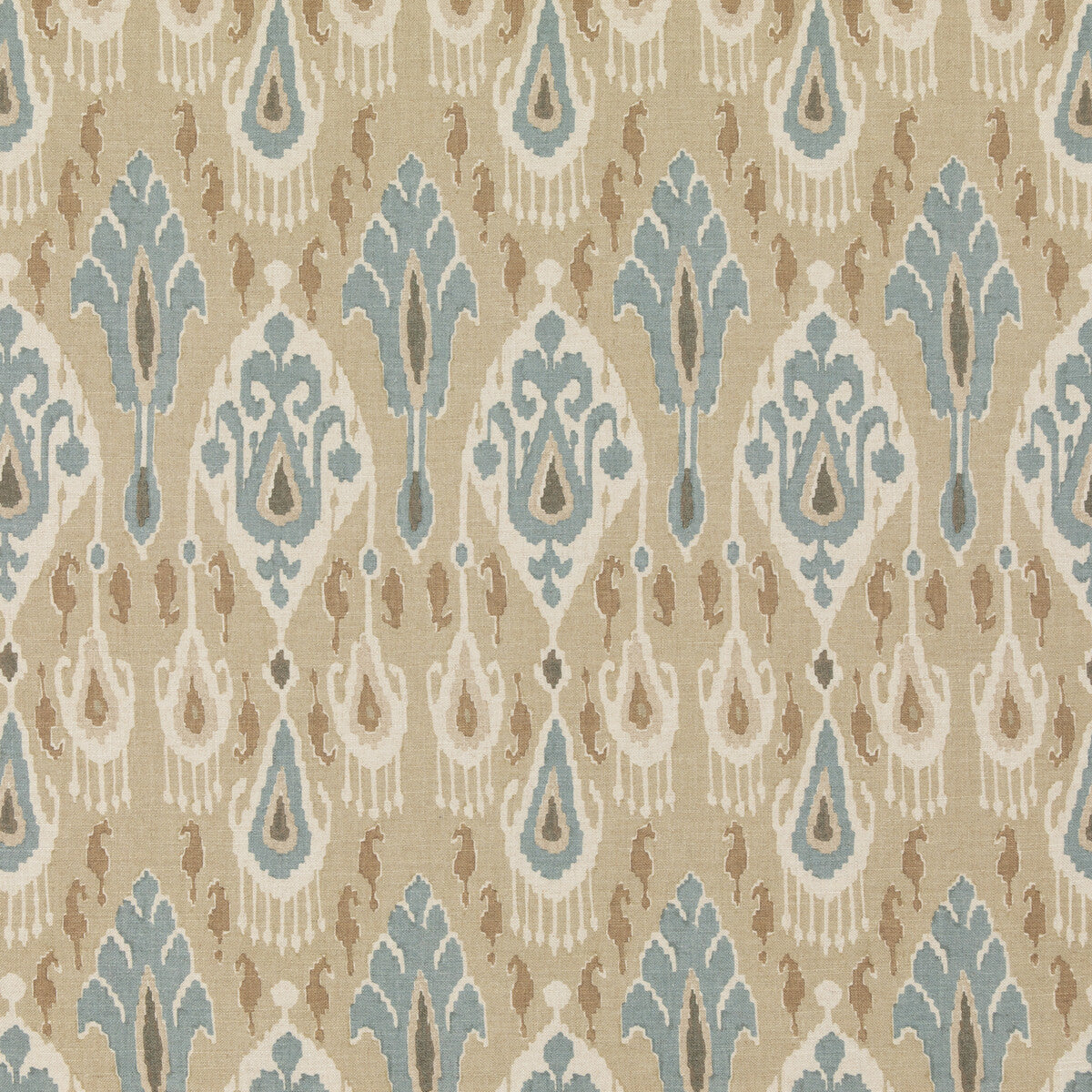 BP10853-2 IKAT BOKHARA SAND G P & J BAKER Fabrics Drapery Upholstery
