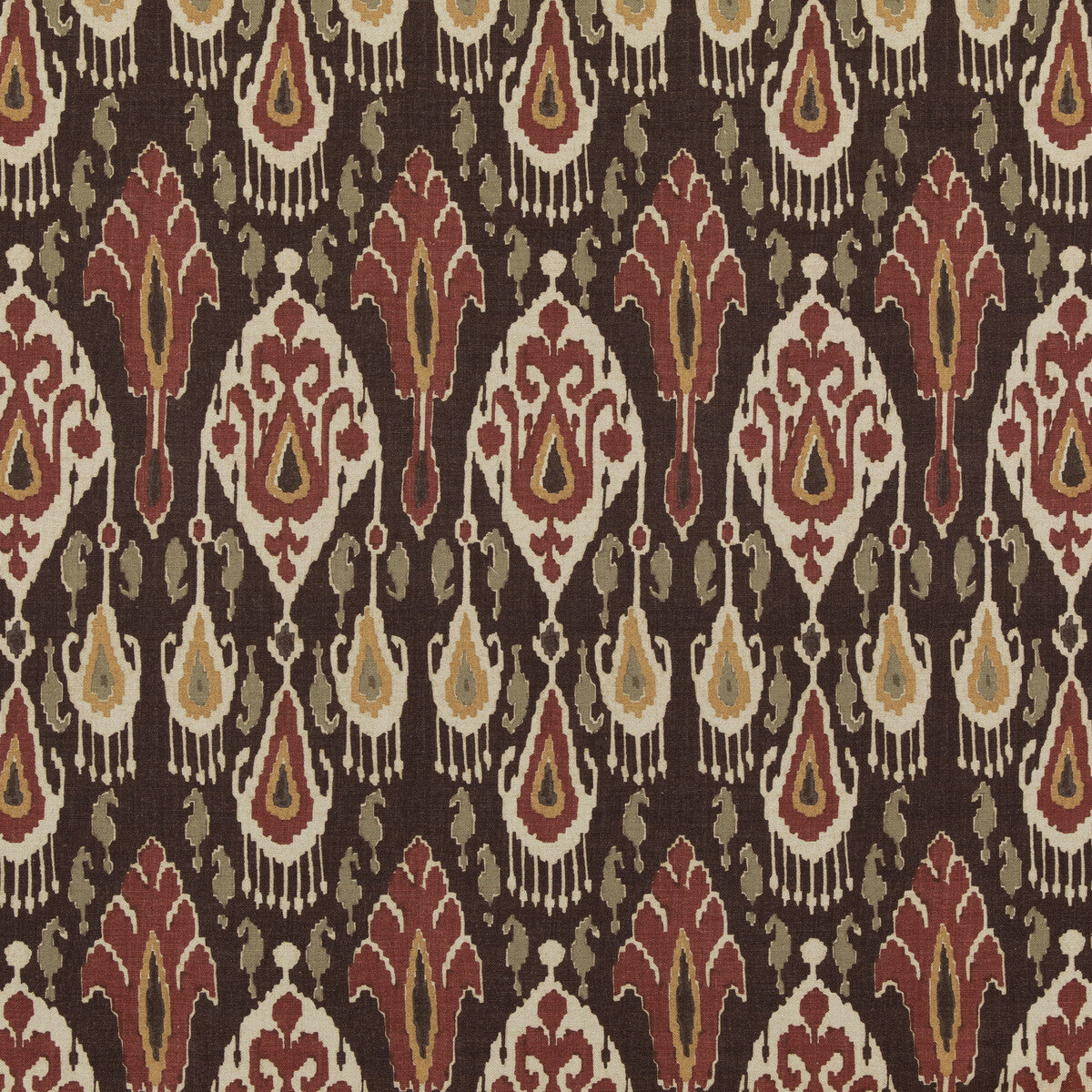 BP10853-6 IKAT BOKHARA ESPRESSO G P & J BAKER Fabrics Drapery Upholstery