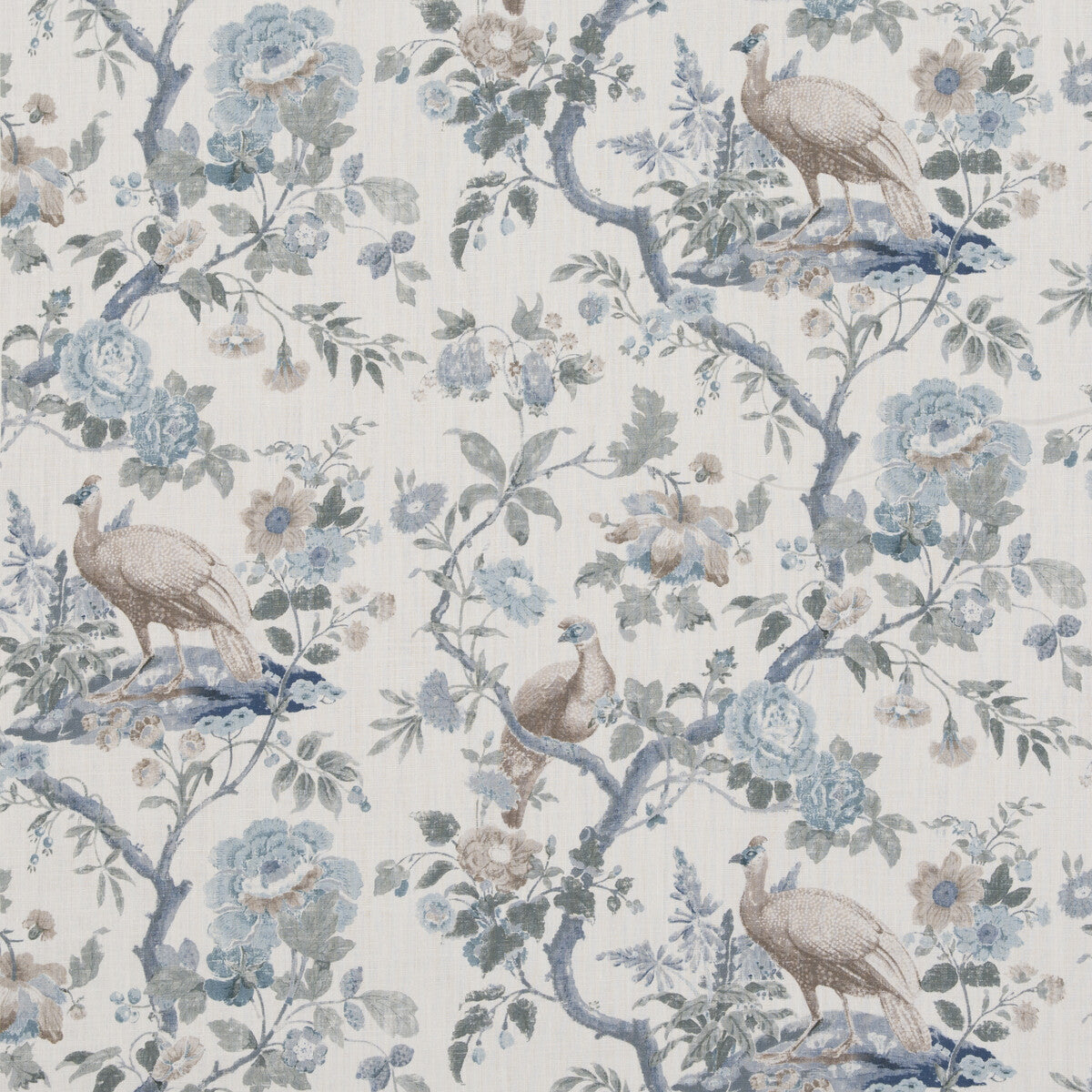 BP10949-1 BROUGHTON ROSE BLUE G P & J BAKER Fabrics Drapery Upholstery