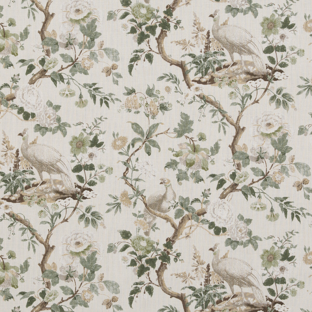 BP10949-3 BROUGHTON ROSE GREEN G P & J BAKER Fabrics Drapery Upholstery