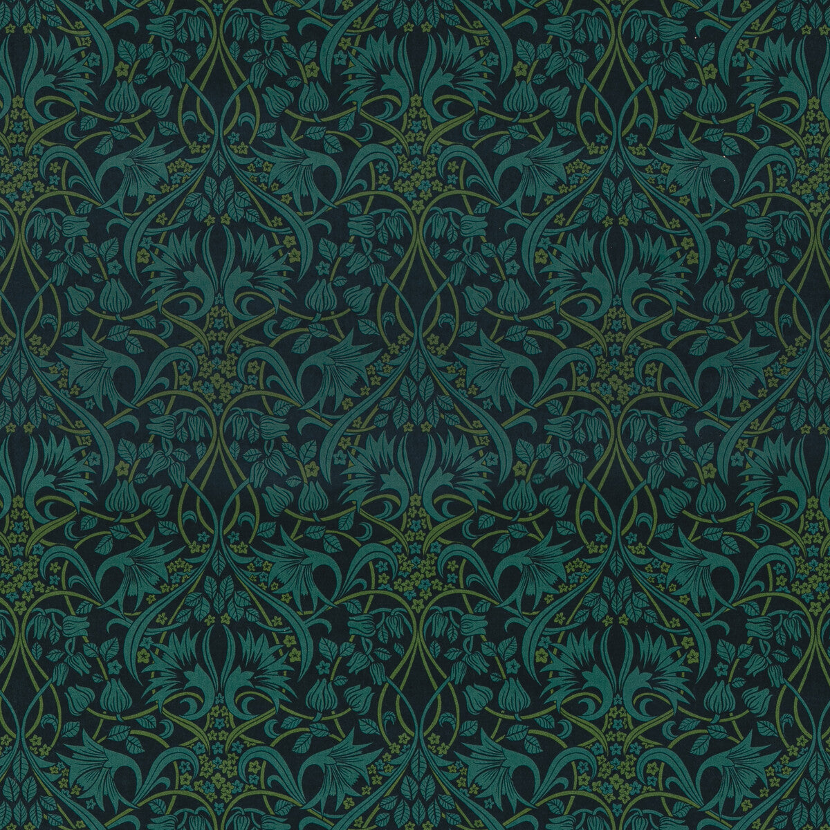 BP10975-1 FRITILLERIE VELVET INDIGO/TEAL G P & J BAKER Fabrics Drapery Upholstery