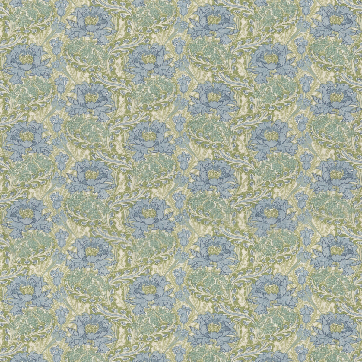 BP10983-1 LITTLE BRANTWOOD BLUE/GREEN G P & J BAKER Fabrics Drapery Upholstery