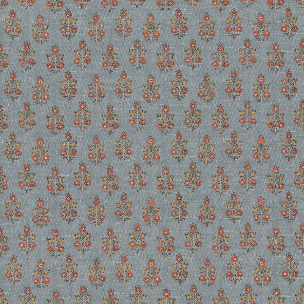 BP11003-1 POPPY SPRIG DENIM G P & J BAKER Fabrics Drapery Upholstery