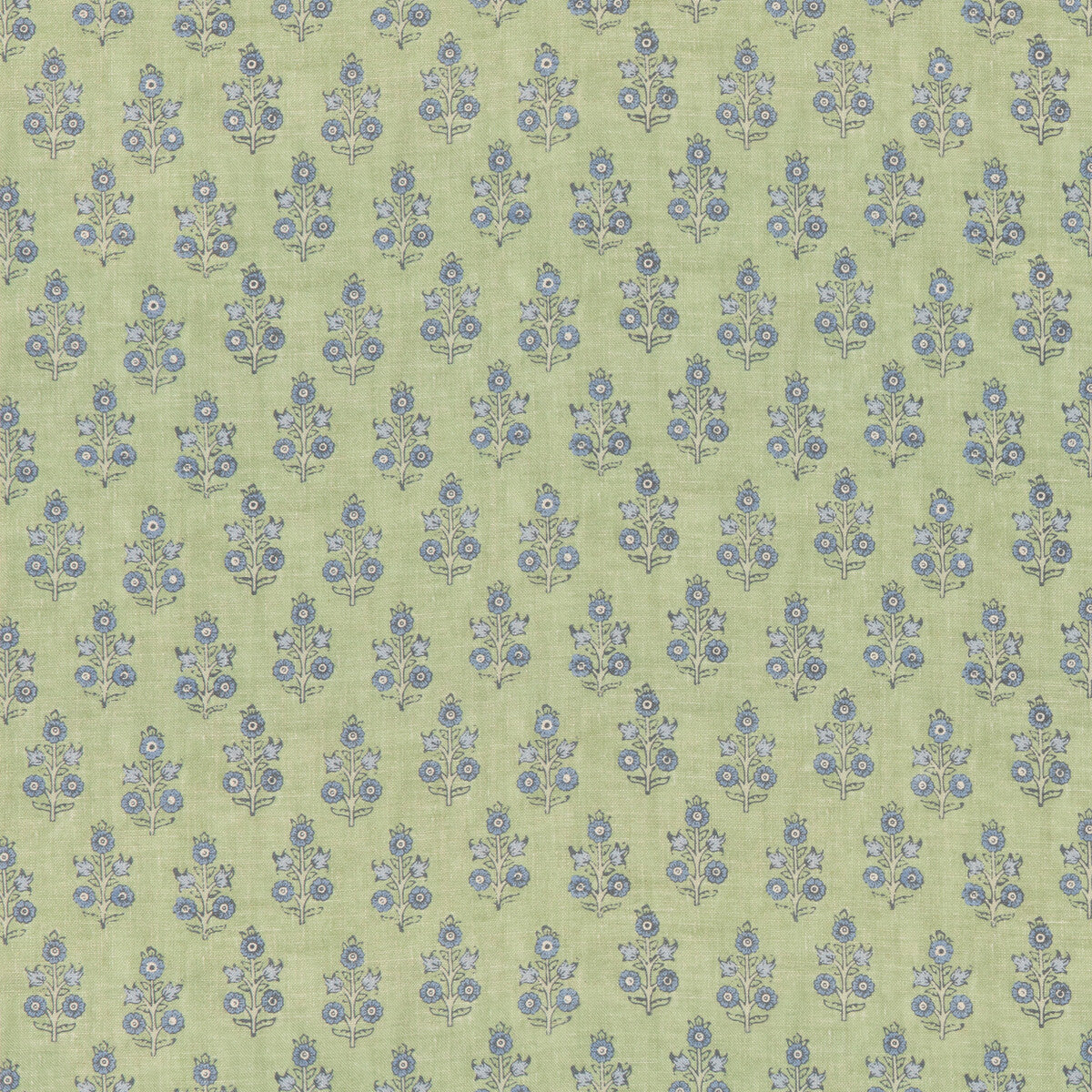 BP11003-2 POPPY SPRIG GREEN/BLUE G P & J BAKER Fabrics Drapery Upholstery