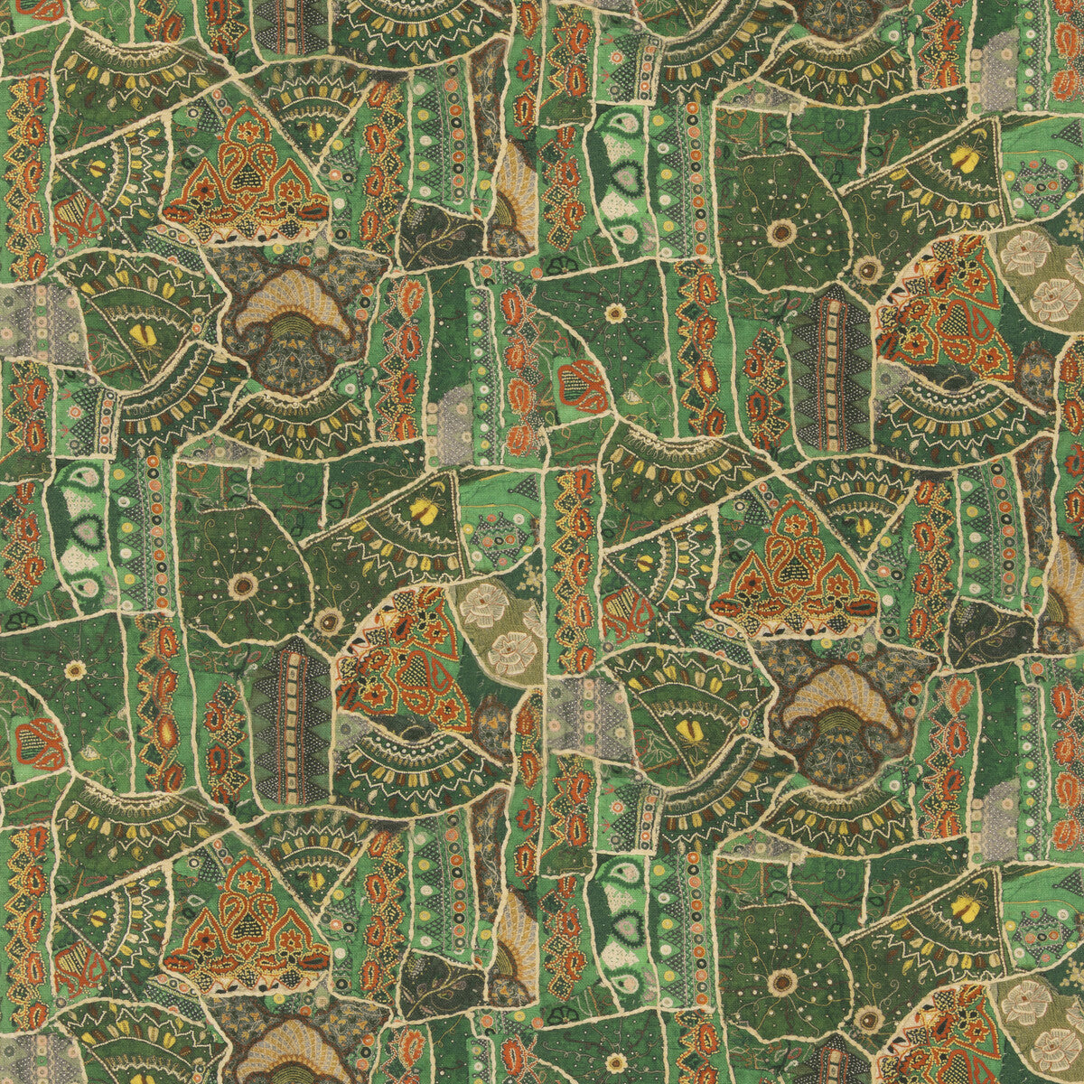 BP11052-2 FRONT ROW JEWEL GREEN G P & J BAKER Fabrics Drapery Upholstery