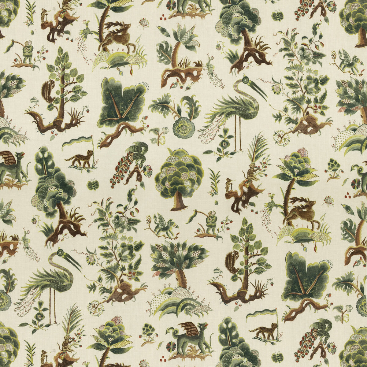 BP11073-1 GERTRUDE DOCUMENT GREEN G P & J BAKER Fabrics Drapery Upholstery