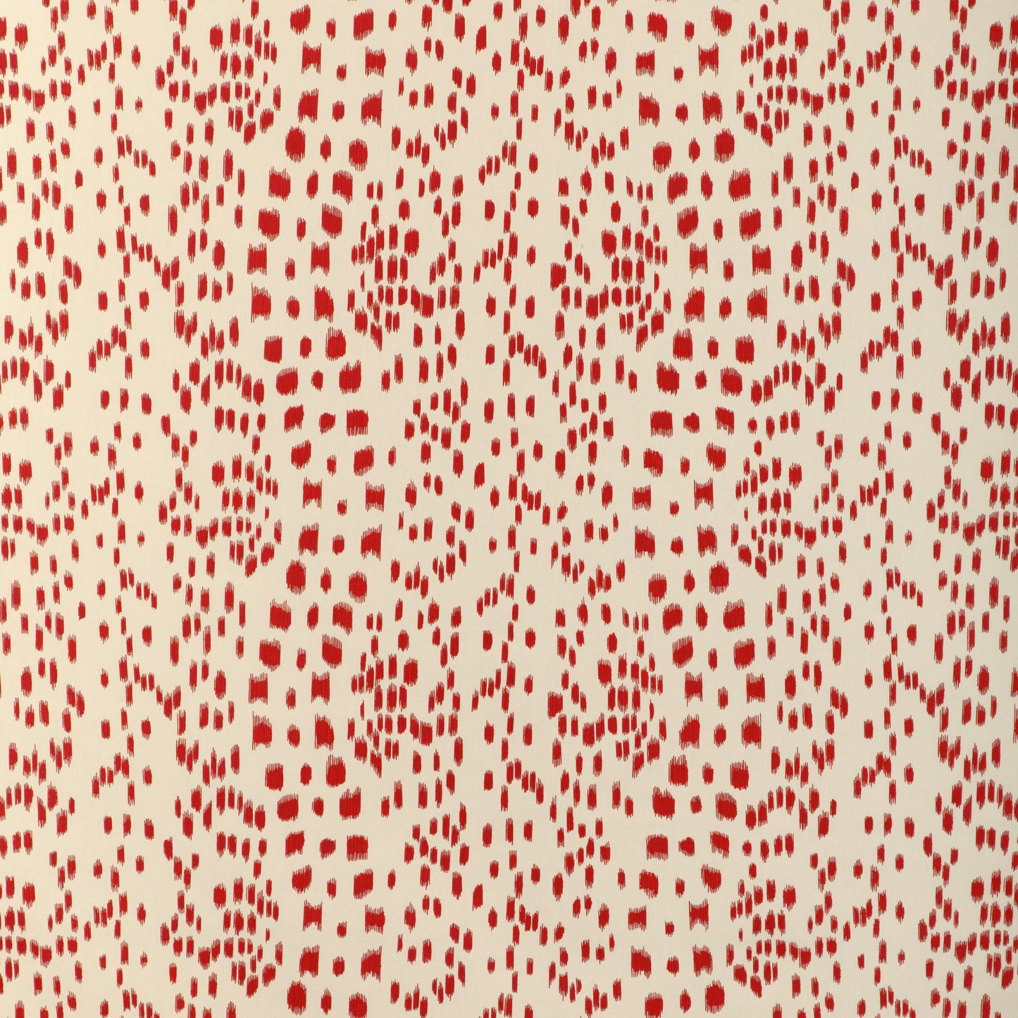 BR-79585-166 LES TOUCHES COTTON PRINT RED BRUNSCHWIG & FILS