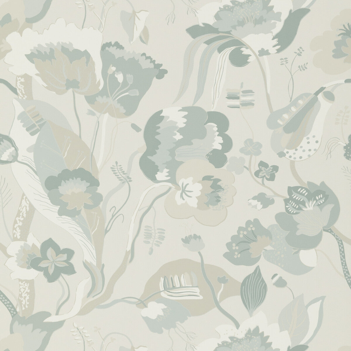 BW45080-3 CALIFORNIA SOFT BLUE G P & J BAKER Wallpaper
