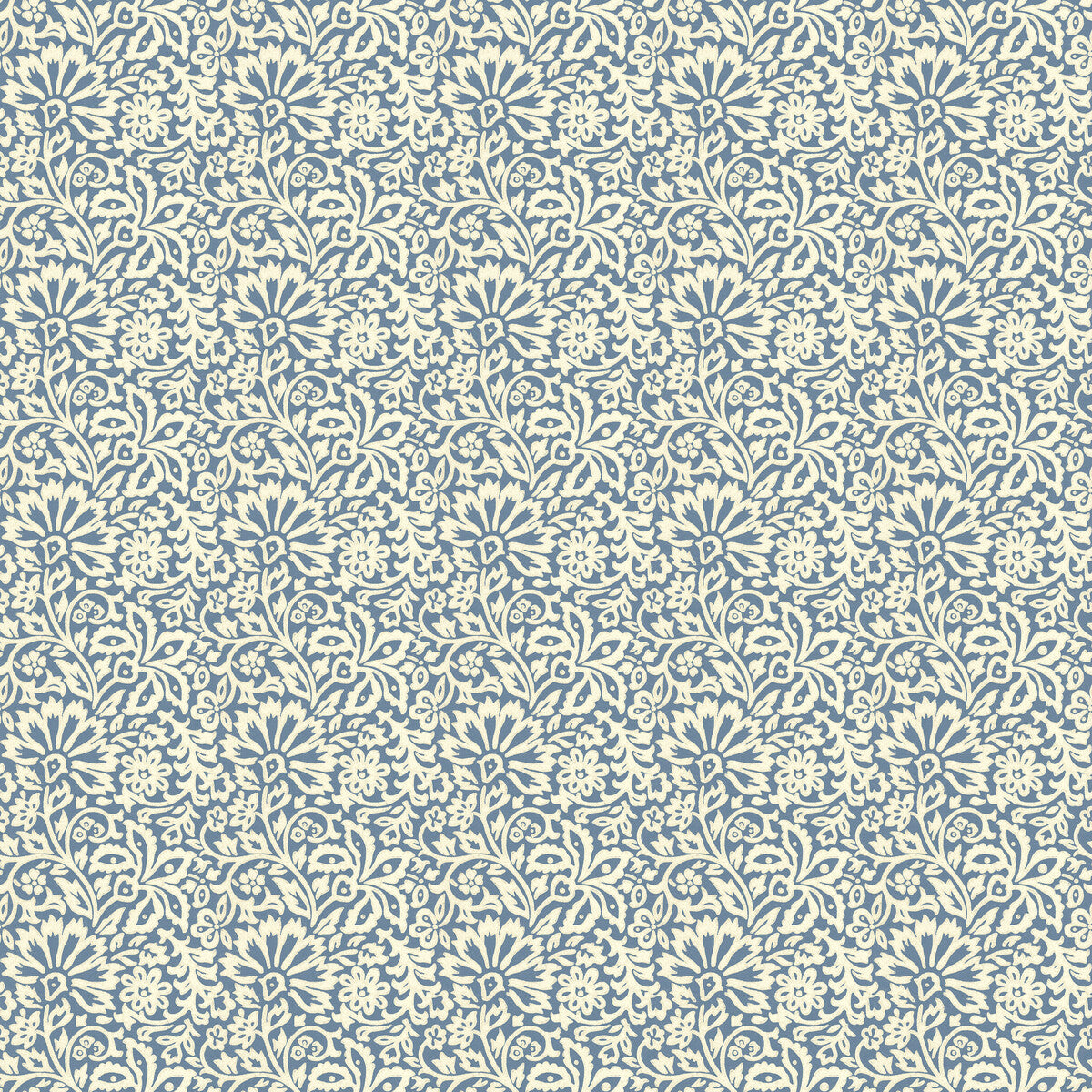 BW45097-5 FLORA INDIGO G P & J BAKER Wallpaper