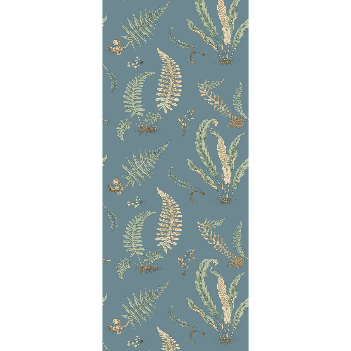 BW45122-3 FERNS DENIM G P & J BAKER Wallpaper
