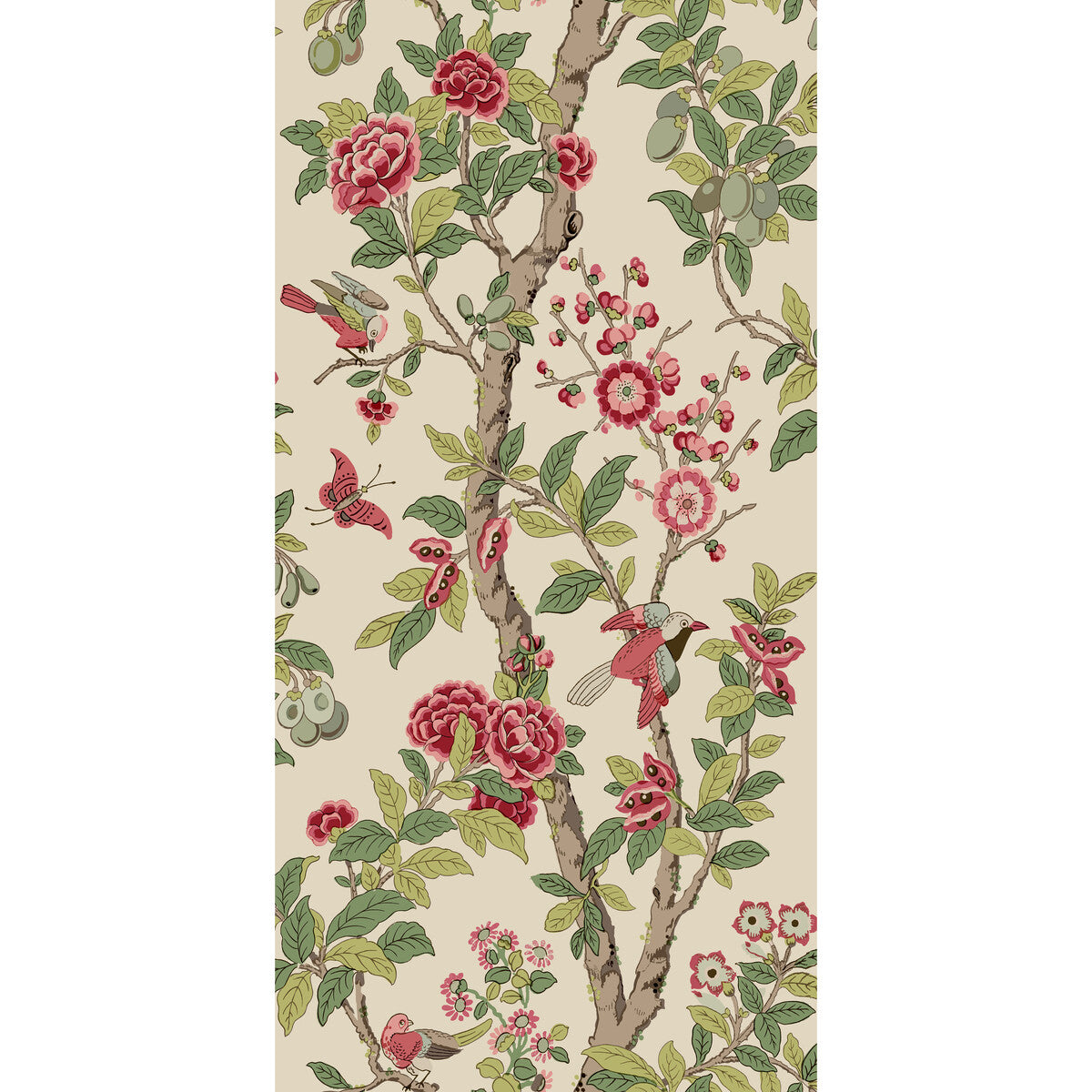 BW45129-2 ELDON ARCHIVE PINK G P & J BAKER Wallpaper