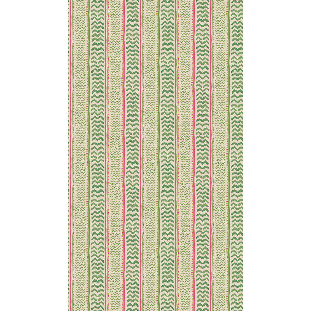 BW45140-3 WRIGGLE ROOM GREEN/PINK G P & J BAKER Wallpaper