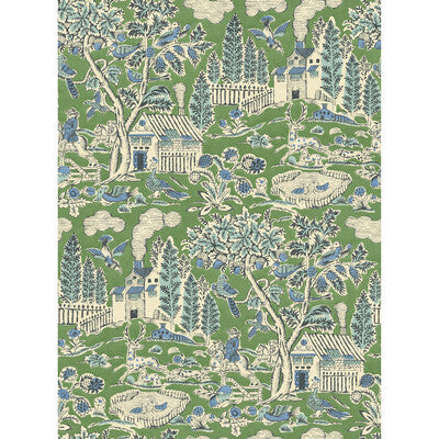 BW45143-6 HOME PARK EMERALD G P & J BAKER Wallpaper