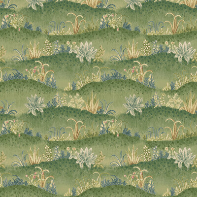 BW45145-1 GARDEN TAPESTRY ROYAL GREEN G P & J BAKER Wallpaper