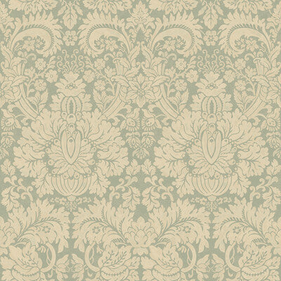 BW45146-2 QUEEN'S DAMASK AQUAMARINE G P & J BAKER Wallpaper