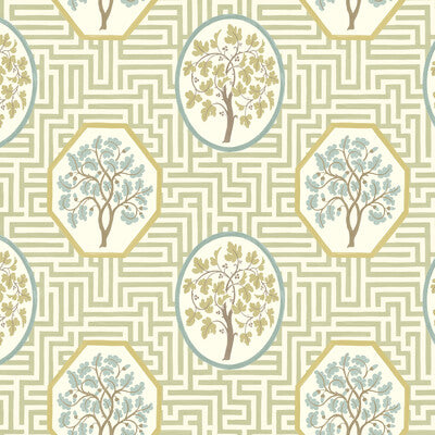 BW45148-3 ROYAL MAZE SAGE G P & J BAKER Wallpaper