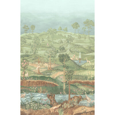 BW45150-1 ROYAL PARK PANEL ROYAL GREEN G P & J BAKER Wallpaper
