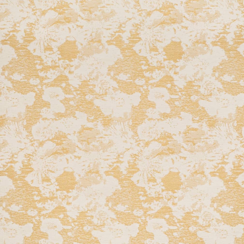 CB600-268 Abstract & Geometric,Floral Gold & Yellow Charlotte Fabrics Woven Patterns