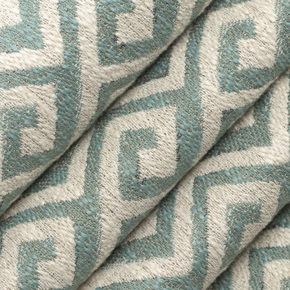 CB600-278 Abstract & Geometric,Greek Key nan Aqua & Teal Charlotte Colors