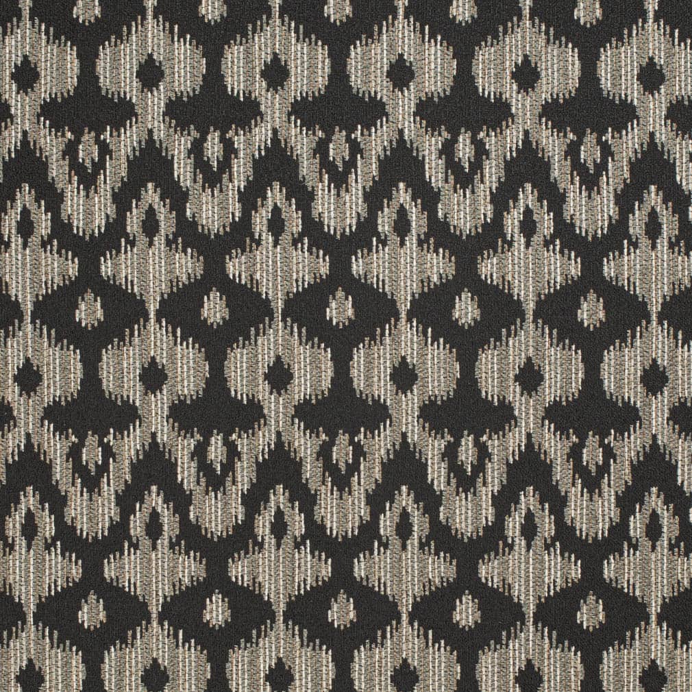 CB700-553 Abstract & Geometric,Global Black Charlotte Fabrics Woven Patterns