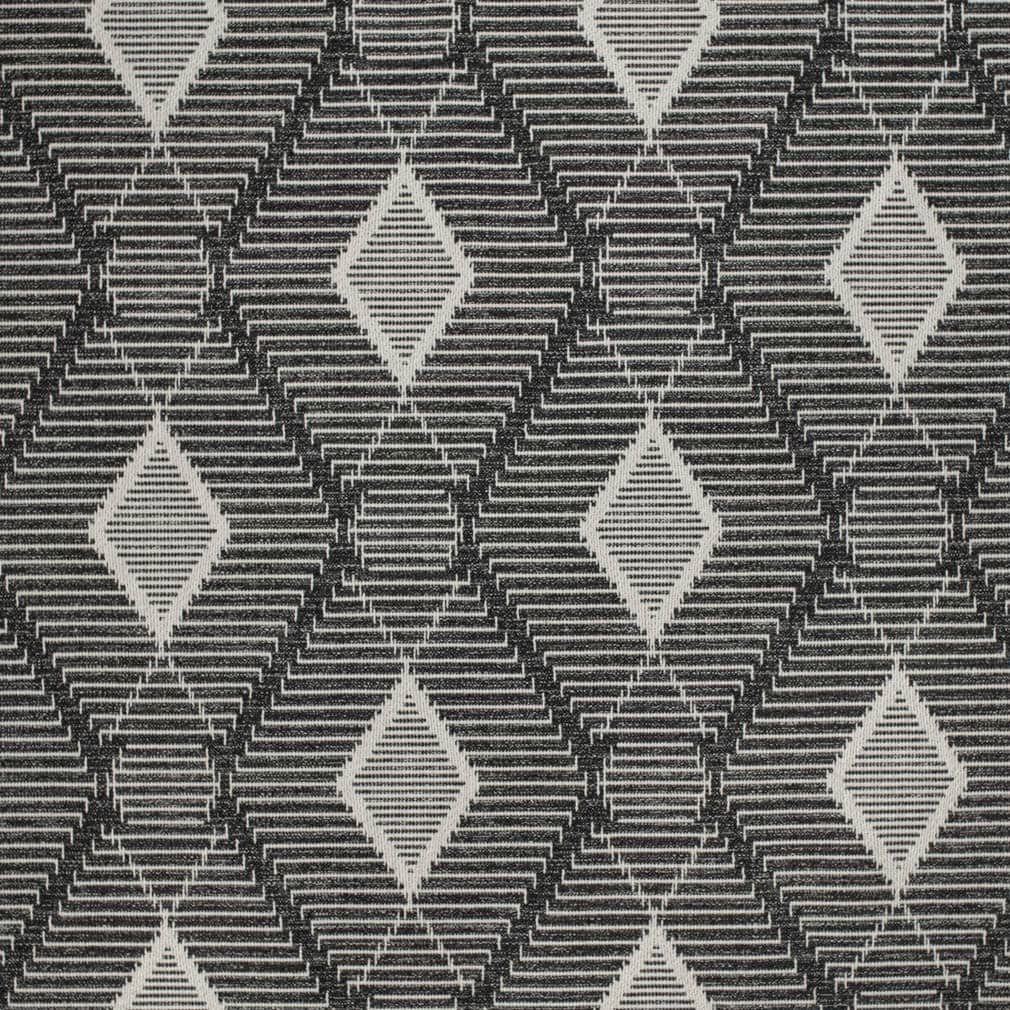 CB700-555 Abstract & Geometric Black Charlotte Fabrics Woven Patterns