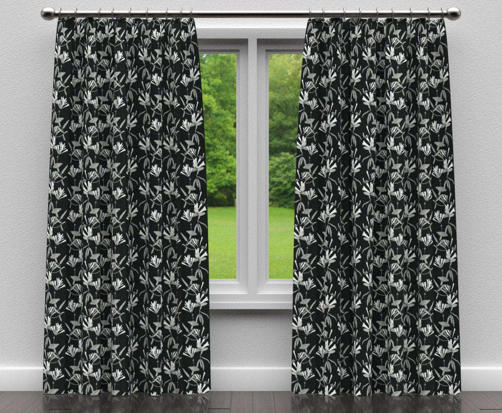CB800-130 Abstract & Geometric,Floral nan Black Charlotte Colors