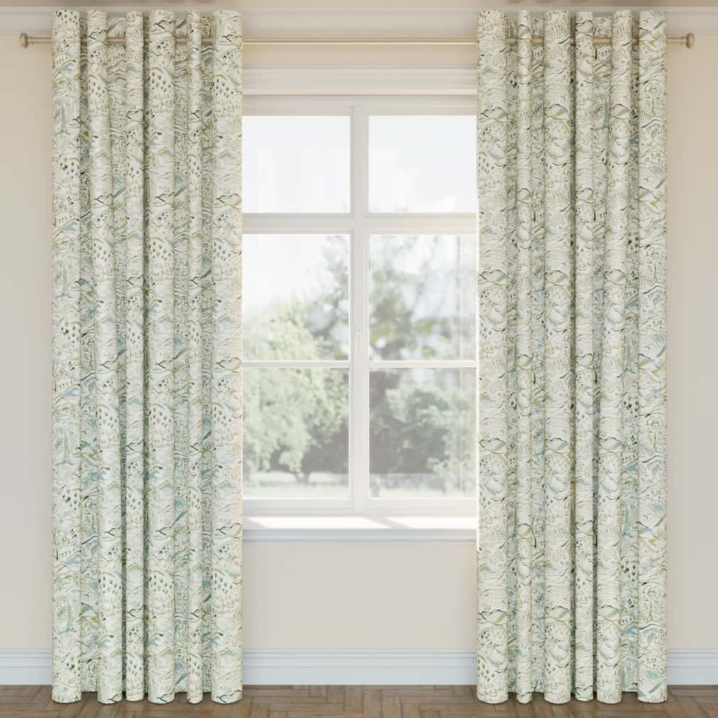 CB800-373 Abstract & Geometric,Toile nan Green Charlotte Colors