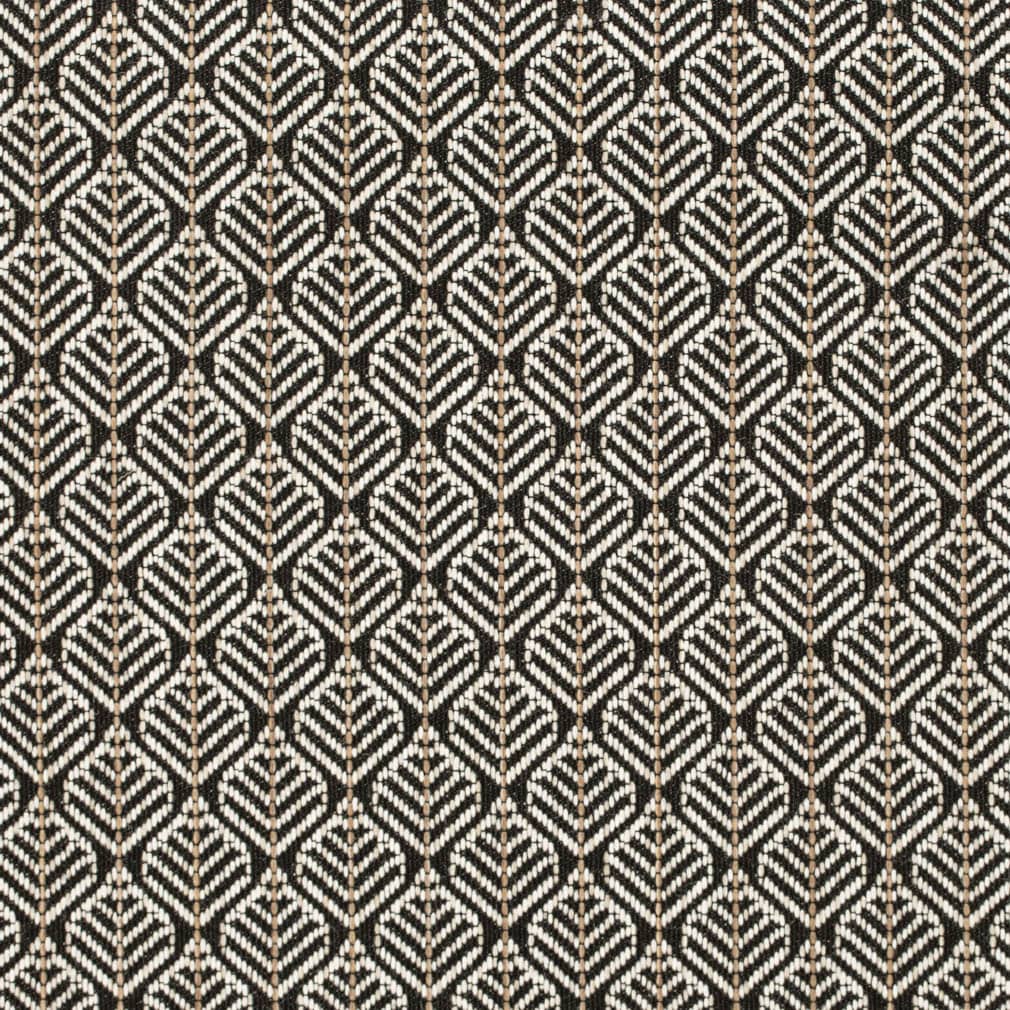 CB800-414 Abstract & Geometric,Small Scale Black Charlotte Fabrics Woven Patterns