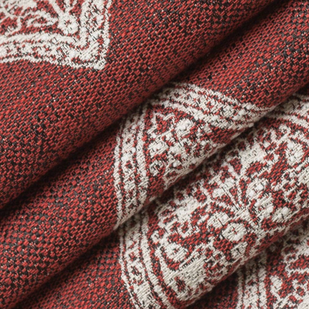CB800-422 Abstract & Geometric,Damask nan Red & Burgundy Charlotte Colors