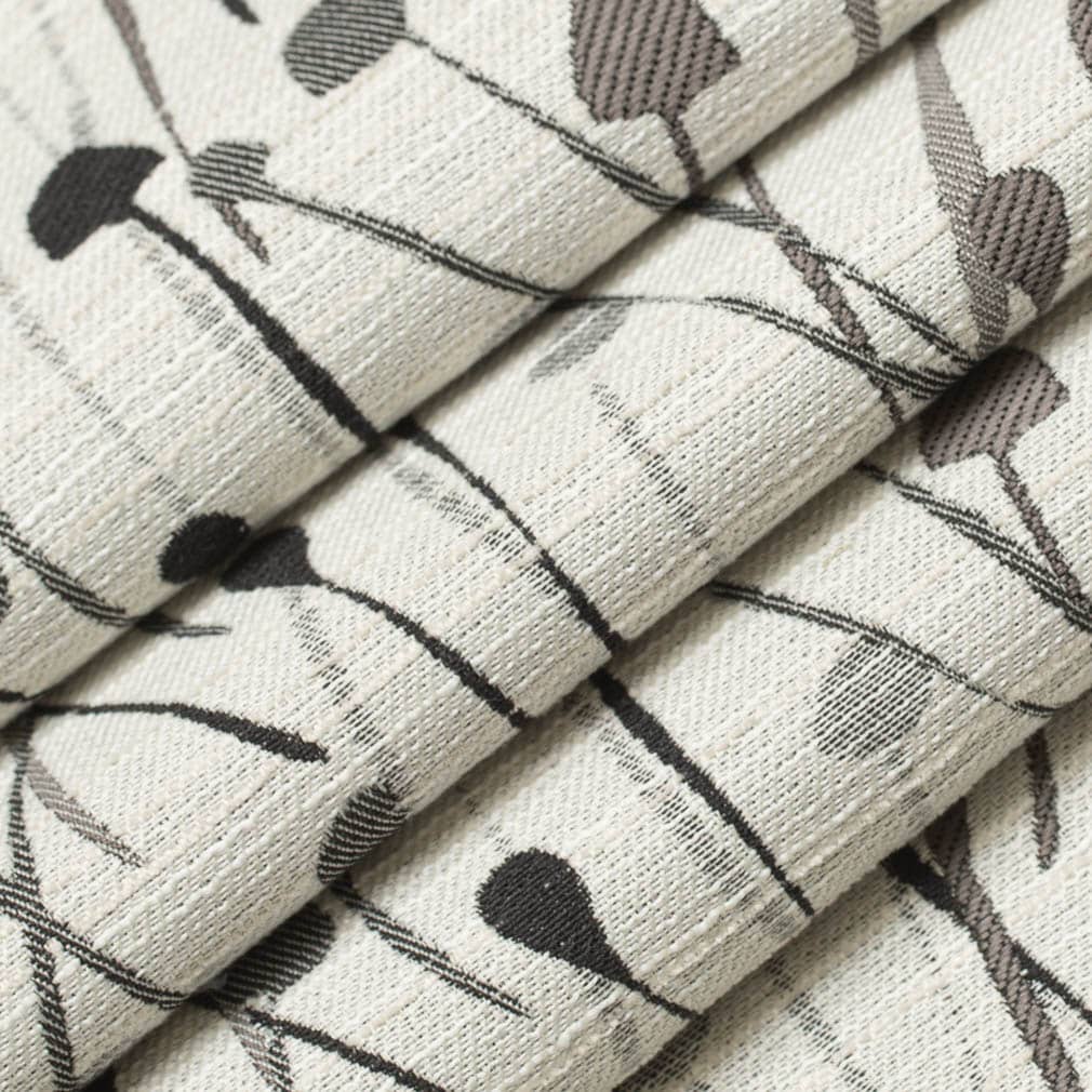 CB800-423 Abstract & Geometric,Leaves nan Black,Grey & Silver Charlotte Colors