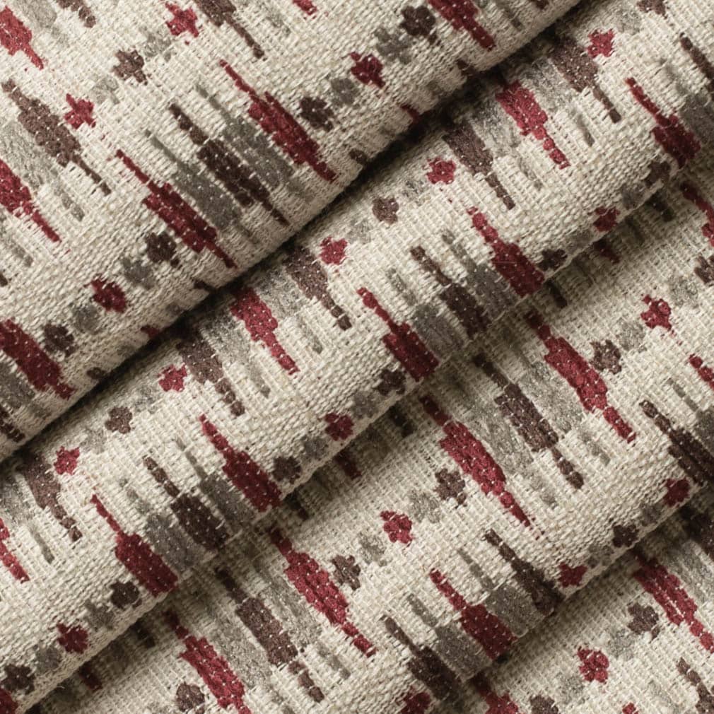 CB800-434 Abstract & Geometric nan Red & Burgundy Charlotte Colors