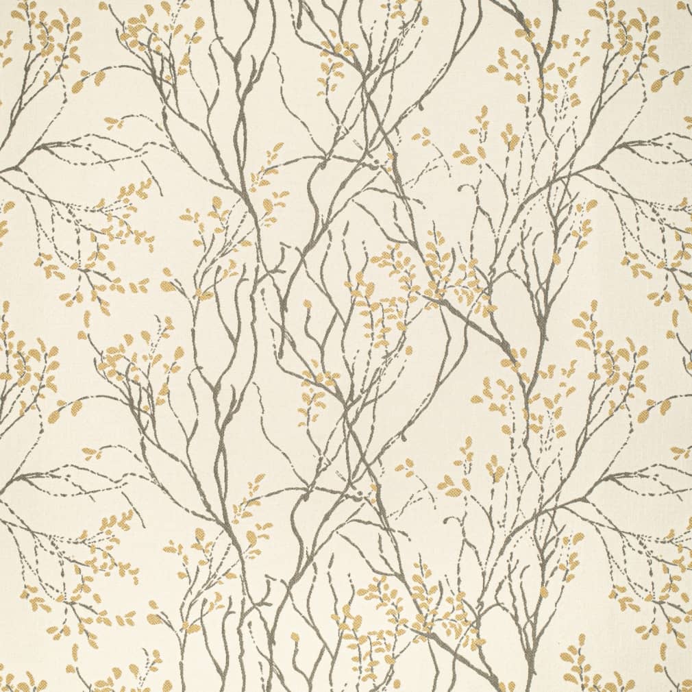CB800-441 Leaves Gold & Yellow Charlotte Fabrics Woven Patterns