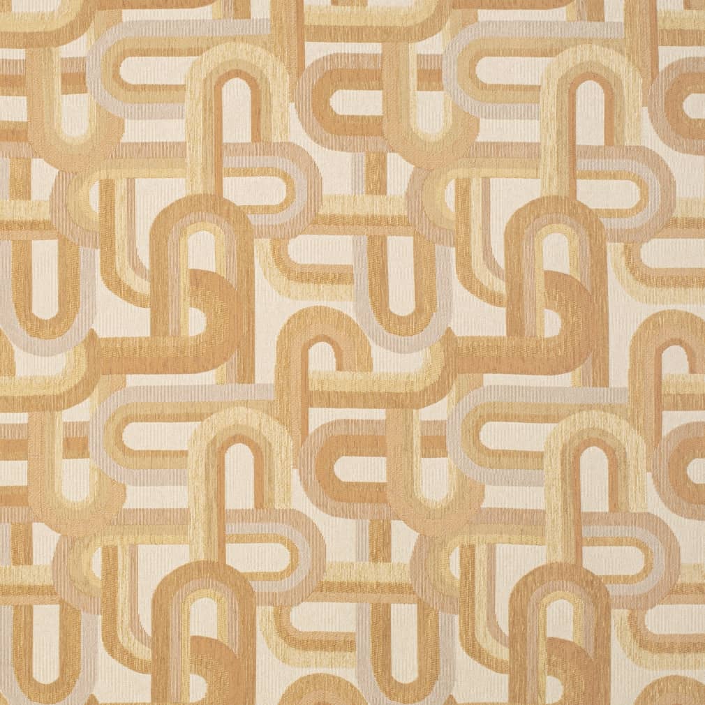 CB800-448 Abstract & Geometric Gold & Yellow Charlotte Fabrics Woven Patterns