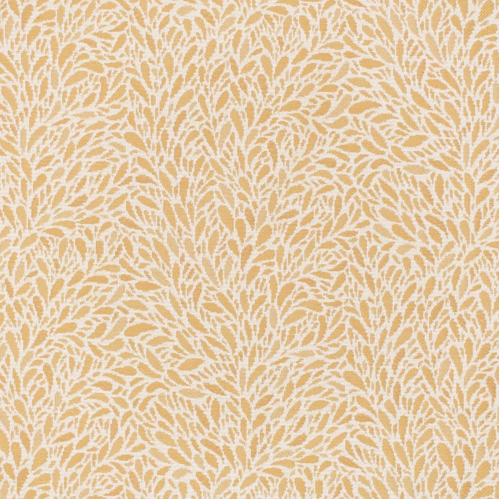 CB800-452 Abstract & Geometric,Leaves Gold & Yellow Charlotte Fabrics Woven Patterns