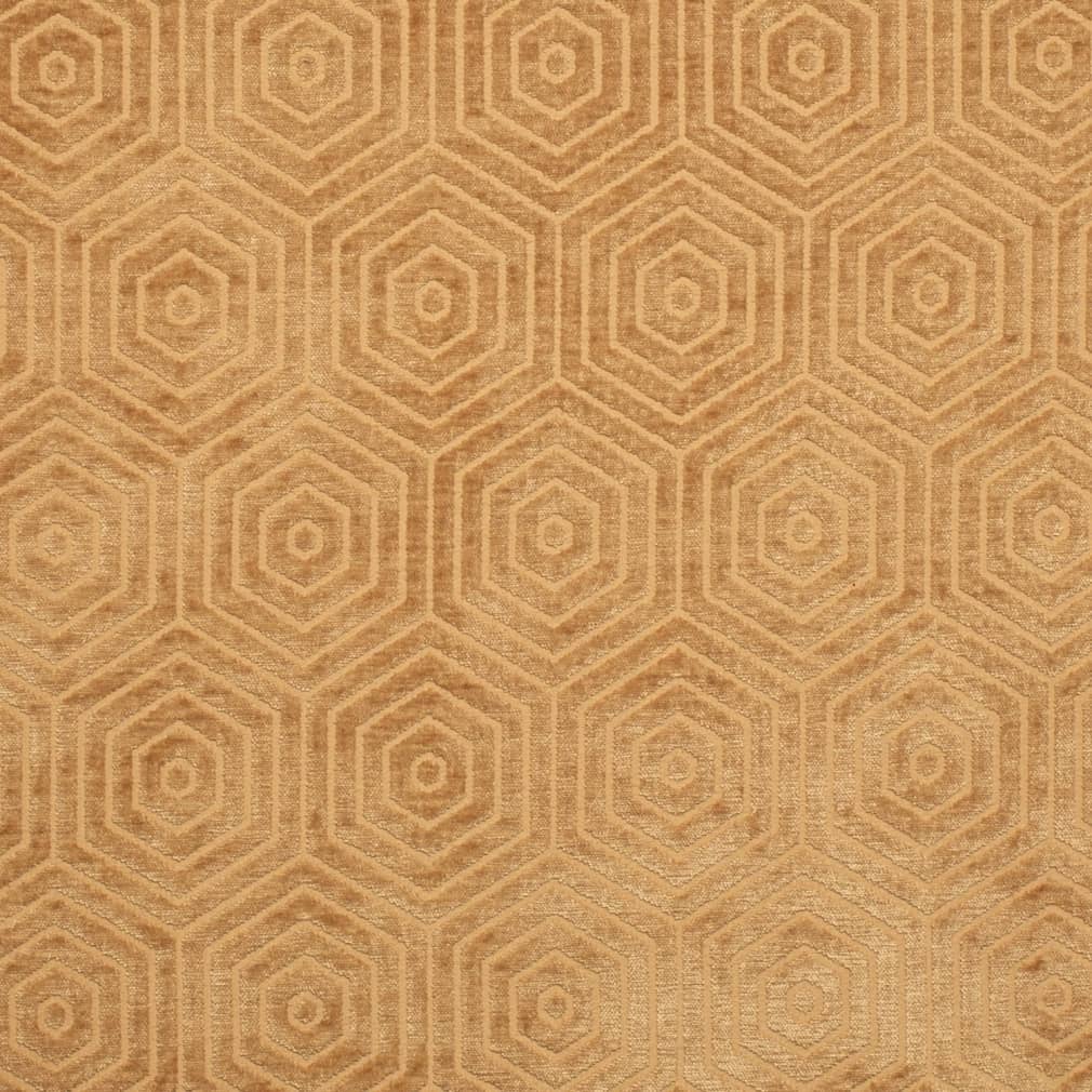 CB800-456 Abstract & Geometric Gold & Yellow Charlotte Fabrics Velvet,Woven Patterns