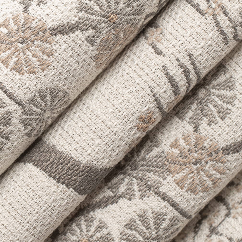 CB900-171 Global,Leaves,Toile nan Beige & Taupe,Brown,Grey & Silver Charlotte Colors