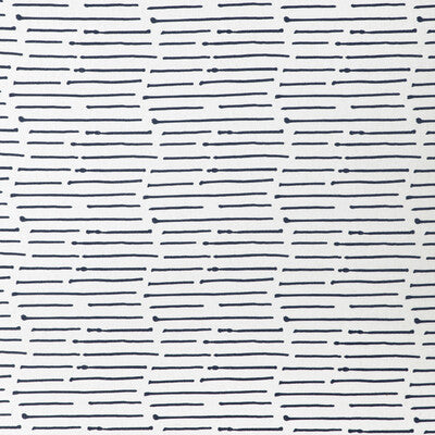 CCF-2322-1650 INK STRIPE DARK NAVY/OYSTER CAROLINE CECIL TEXTILES Fabrics Drapery Upholstery