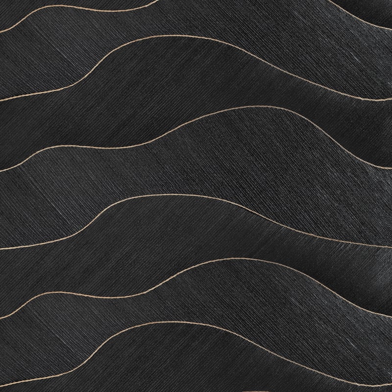 CW10071 Coraggio Black Wallpaper