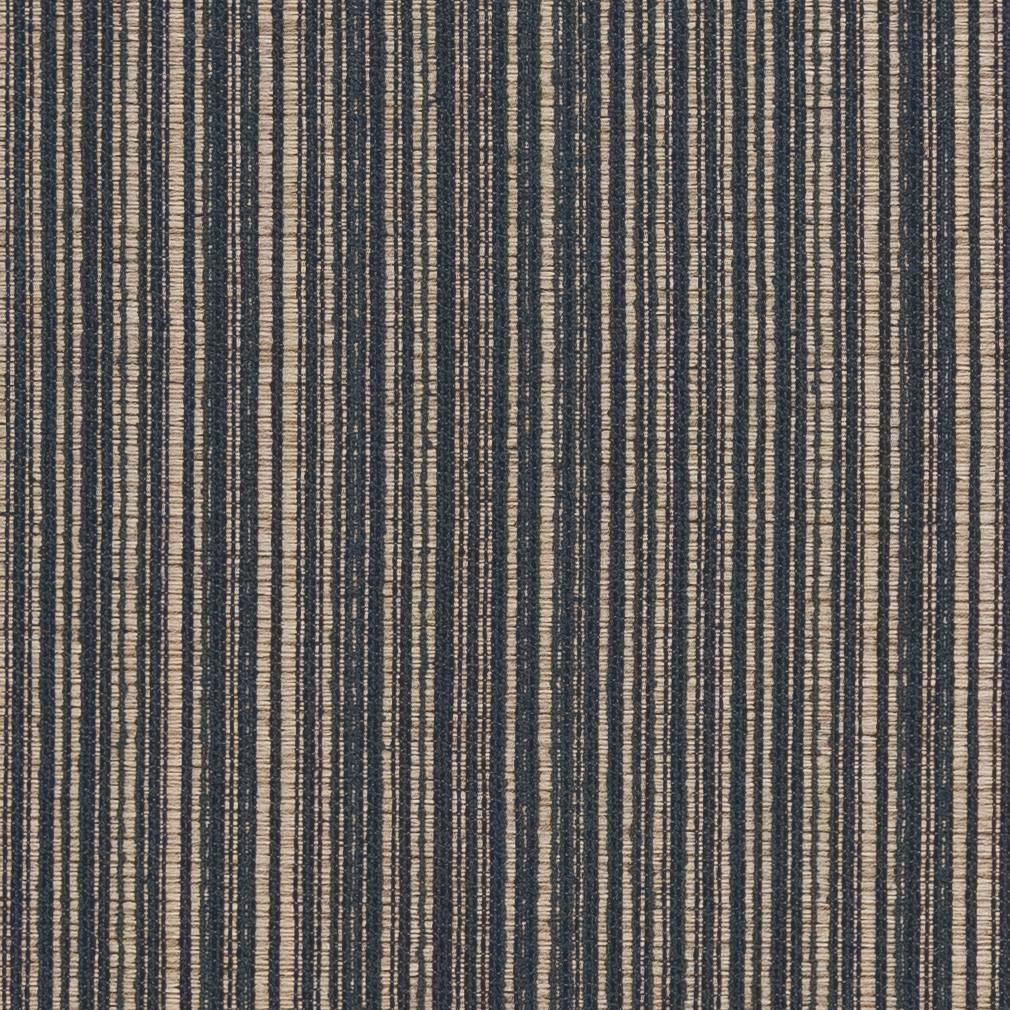 D1213 Stripe Indigo Blue Charlotte Fabrics