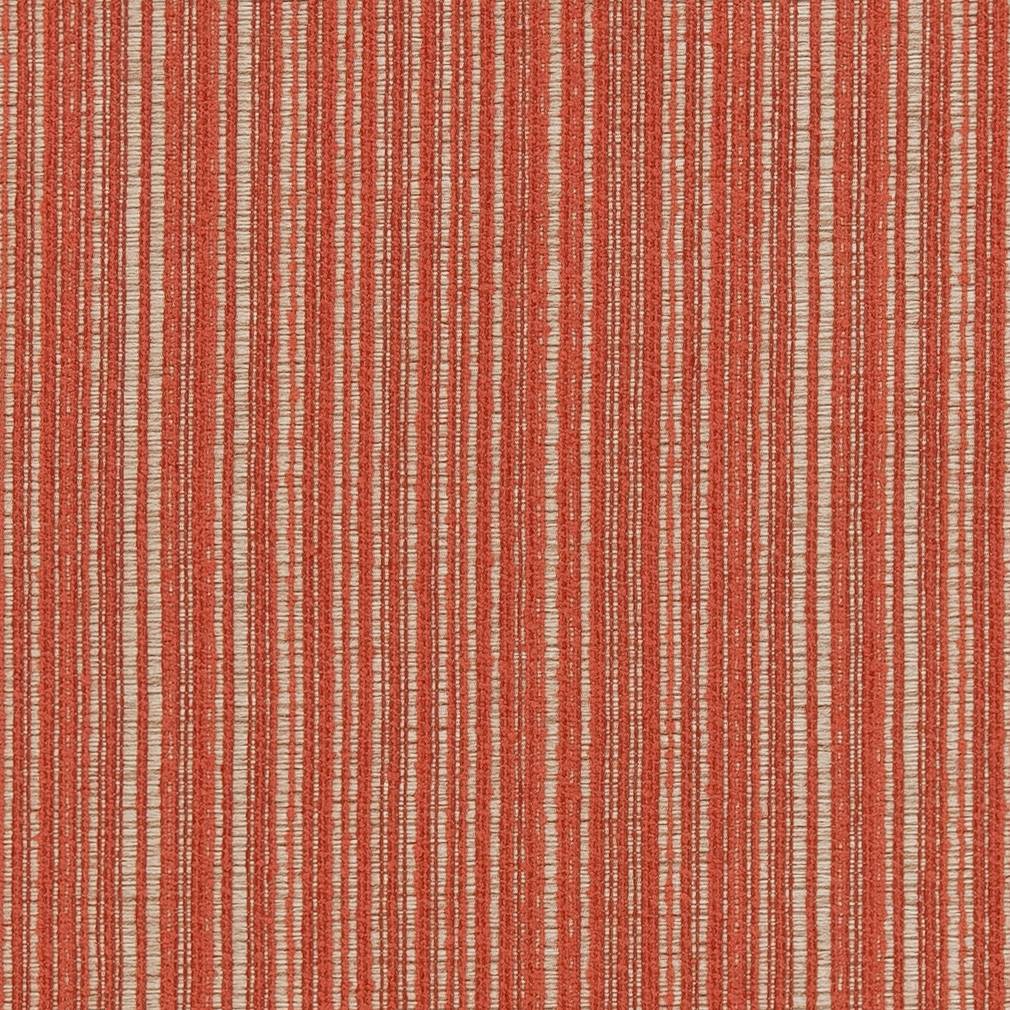 D1214 Stripe Spice Orange & Rust Charlotte Fabrics