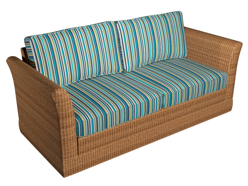 D1424 Stripe Mirage Stripe Blue,Green Charlotte Fabrics