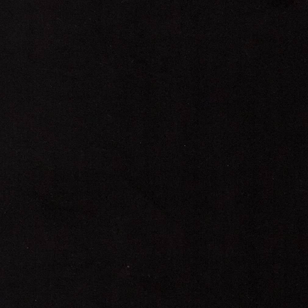 D1490 Plain & Solid Onyx Black Charlotte Fabrics