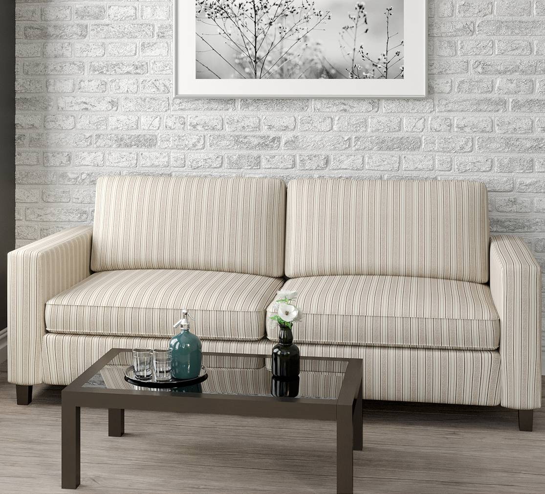 D1538 Stripe Marble Stripe Brown Charlotte Fabrics