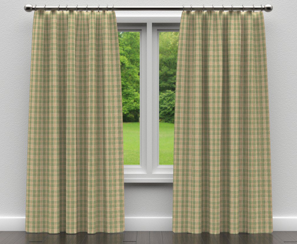 D154 Plaid Juniper Tartan Green Charlotte Fabrics