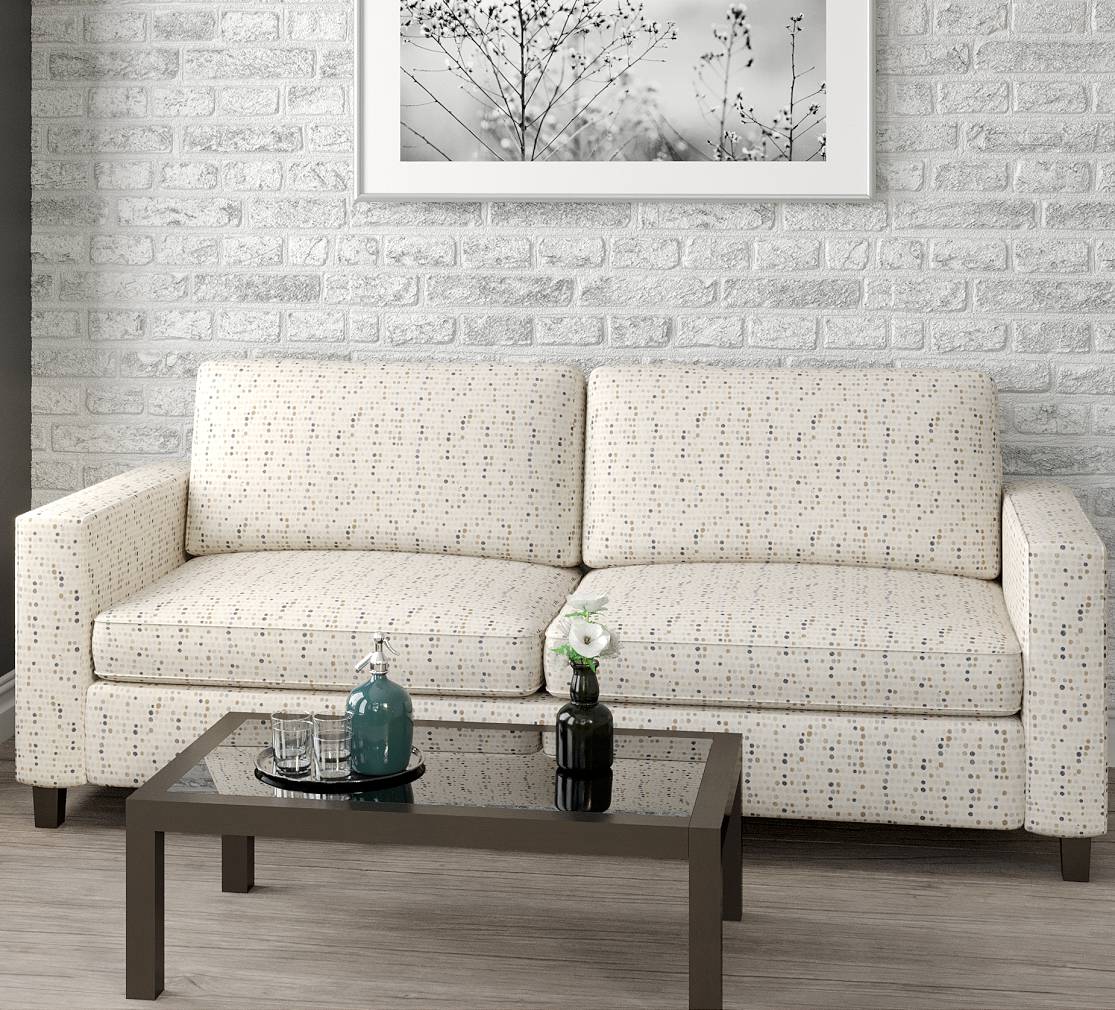 D1642 Abstract & Geometric,Small Scale Bay Beige & Taupe,Grey & Silver Charlotte Fabrics